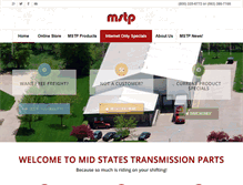 Tablet Screenshot of midstatestransmissionparts.com
